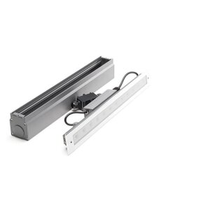 Bodeneinbauleuchte, Line V, 18 W, 3000 K, Silber, 220-240 V/AC