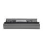 Bodeneinbauleuchte, Line V, 18 W, 3000 K, Silber, 220-240 V/AC