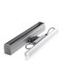 Bodeneinbauleuchte, Line V, 18 W, 3000 K, Silber, 220-240 V/AC