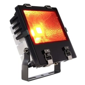 Fluter, Flood COB Amber, 80 W, 1700 K, Anthrazit, 110-240...