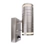 Wandaufbauleuchte, Zilly II Up and Down Motion, 2x max. 35 W Silber, 220-240 V/AC