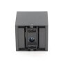 Wandaufbauleuchte, Cubodo II Double, 16 W, 3000 K, Grau, 220-240 V/AC