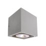 Wandaufbauleuchte, Cubodo II Double, 16 W, 3000 K, Silber, 220-240 V/AC