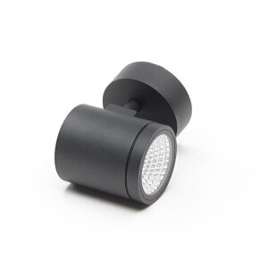 Wandaufbauleuchte, Mobby II, 10 W, DIM, 3000 K, Schwarz, 220-240 V/AC