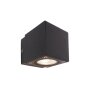 Wandaufbauleuchte, Cubodo II Single Mini, 5 W, 3000 K, Grau, 220-240 V/AC