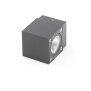 Wandaufbauleuchte, Cubodo II Single Mini, 5 W, 3000 K, Grau, 220-240 V/AC
