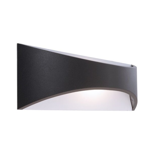 Wandaufbauleuchte, Uria 10 UP and Down, 11,2 W, 3000 K, Grau, 220-240 V/AC