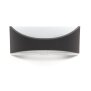 Wandaufbauleuchte, Uria 10 UP and Down, 11,2 W, 3000 K, Grau, 220-240 V/AC
