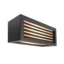 Wandaufbauleuchte, Wall Line III, 1x max. 18 W E27, Anthrazit, 220-240 V/AC