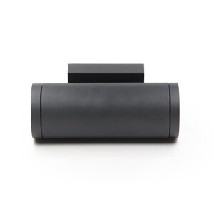 Wandaufbauleuchte, Mobby II Double, 20 W, DIM, 3000 K, Schwarz, 220-240 V/AC
