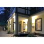 Wandaufbauleuchte, Mobby II Double, 20 W, DIM, 3000 K, Schwarz, 220-240 V/AC
