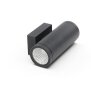 Wandaufbauleuchte, Mobby II Double, 20 W, DIM, 3000 K, Schwarz, 220-240 V/AC