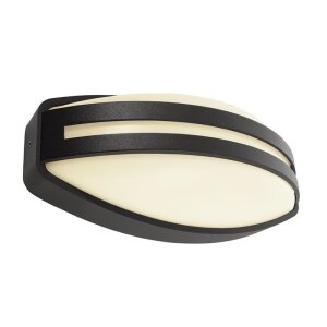 Wandaufbauleuchte, Eridani II, 13 W, 3000 K, Grau, 220-240 V/AC