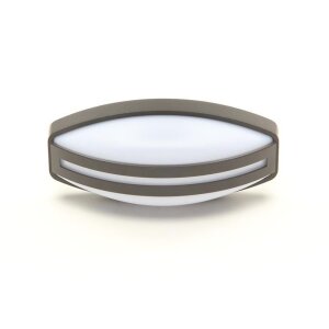 Wandaufbauleuchte, Eridani II, 13 W, 3000 K, Grau, 220-240 V/AC