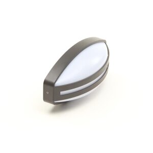 Wandaufbauleuchte, Eridani II, 13 W, 3000 K, Grau, 220-240 V/AC