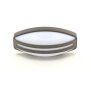 Wandaufbauleuchte, Eridani II, 13 W, 3000 K, Grau, 220-240 V/AC
