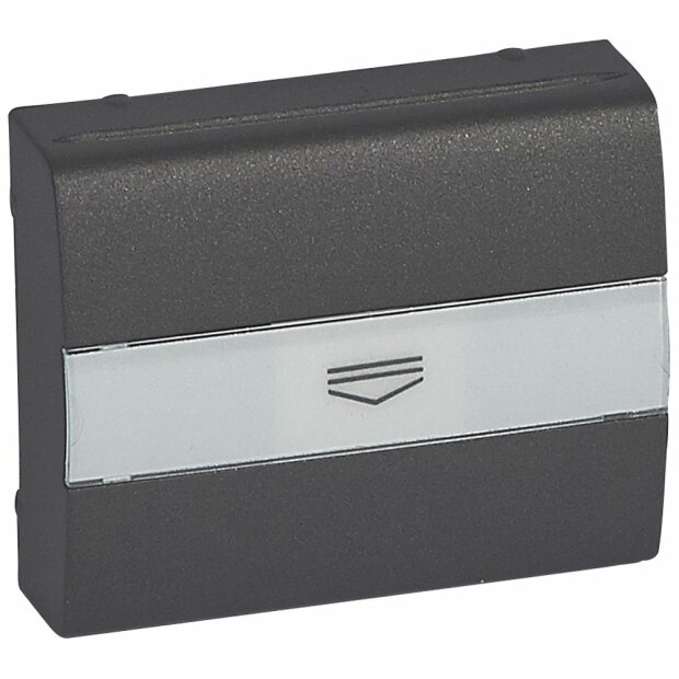 Abdeckung Hotel-Card-Schalter mit Beschriftungsfeld Galea dark bronze