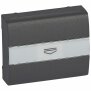 Abdeckung Hotel-Card-Schalter mit Beschriftungsfeld Galea dark bronze