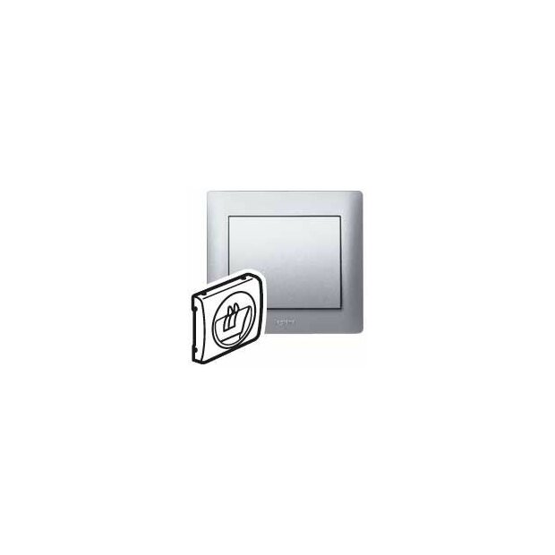 Abdeckung Hi-Fi Lautsprecher 1-fach Galea soft aluminium