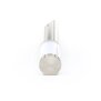 Wandaufbauleuchte, Porrima I, 1x max. 5 W GU10, Silber, 220-240 V/AC