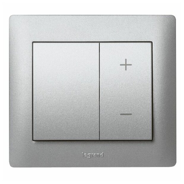 Wippe Phasentastdimmer 400W/600W Galea soft aluminium