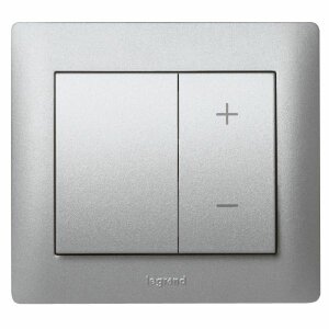 Wippe Phasentastdimmer 400W/600W Galea soft aluminium