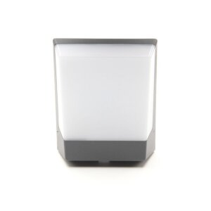 Wandaufbauleuchte, Gianfar, 13 W, 3000 K, Grau, 100-240 V/AC