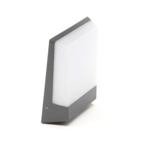 Wandaufbauleuchte, Gianfar, 13 W, 3000 K, Grau, 100-240 V/AC