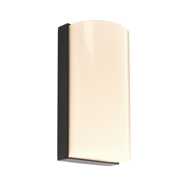 Wandaufbauleuchte, Grumium Rund, 10 W, 3000 K, Grau, 100-240 V/AC