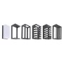 Wandaufbauleuchte, Grumium Eckig CCT, 10 W, 3000/4000 K, Grau, 220-240 V/AC