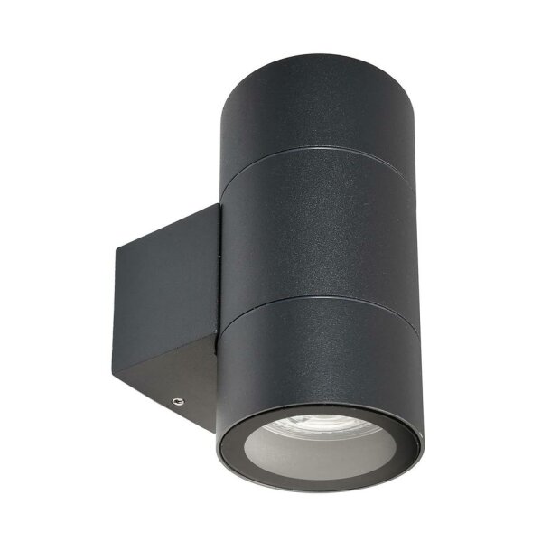 Wandaufbauleuchte, Achernar Up and Down, 2x max. 35 W GU10, Schwarz, 220-240 V/AC