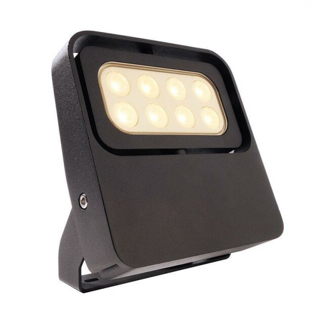 Fluter, Flood Flex I, 9,5 W, 3000 K, Grau, 100-240 V/AC