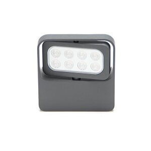 Fluter, Flood Flex I, 9,5 W, 3000 K, Grau, 100-240 V/AC