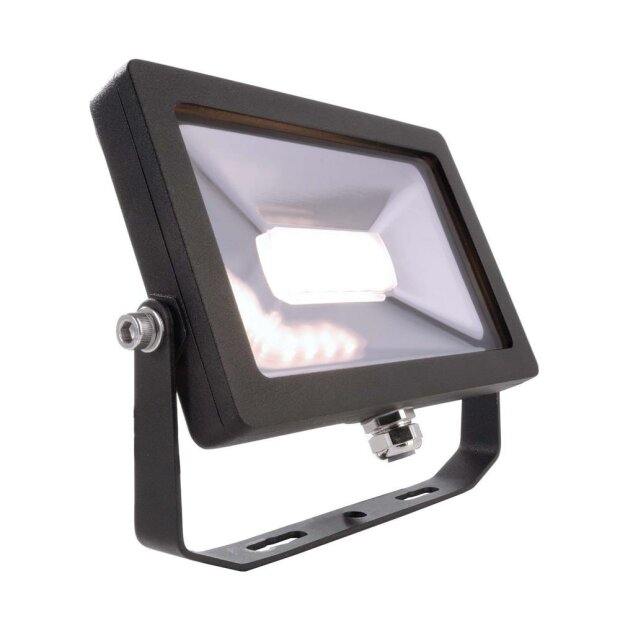 Fluter, Flood SMD, 15 W, 3000 K, Schwarz, 220-240 V/AC