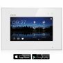 BALTER EVO 7 Videostation mit WiFi-Funktion, Kapazitive Touchscreen-Technologie, 2-Draht BUS, Plexiglas, EVO App, Interkom, microSD-Slot, Weiß