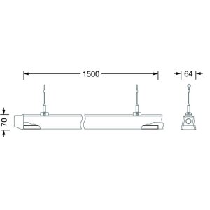 Licross® 21 Leuchteneinsatz Recessed MO, mit...