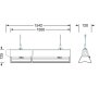 Licross® 21 Performance MO Leuchteneinsatz, mit Hebelverschluss, symmetrisch breit strahlend, AC