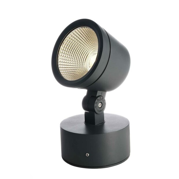 Fluter, Colt COB, 15 W, DIM, 3000 K, Schwarz, 220-240 V/AC