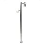 Pollerleuchte, Zilly II 1000 mm, 2x max. 10 W GU10, Silber, 220-240 V/AC