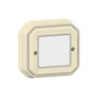 PlexoNew with Netatmo Wandsender Licht 1-fach, IP 55, Farbe: Beige