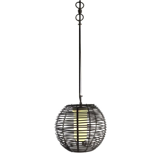 Pendelleuchte, Velorum, 1x max. 18 W E27, Schwarz, 220-240 V/AC
