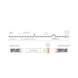 Deko-Light, Stripe, 5050-60-24V-RGB-5m-Silikon