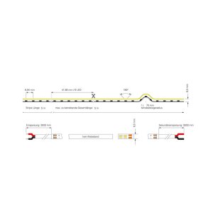 Deko-Light, Stripe, D Flex Line Top-View IP68 3000K