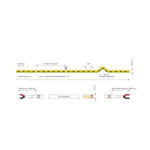 Deko-Light, Stripe, D Flex Line Side Side-View IP68 3000K