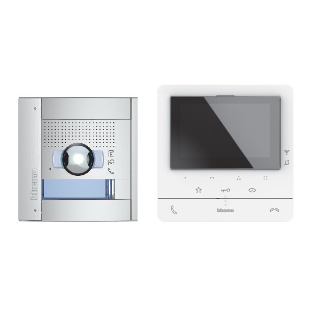 FlexONE Video-Set mit Türstation SFERA (1 und 2 Ruftasten) + CLASSE100 X16E