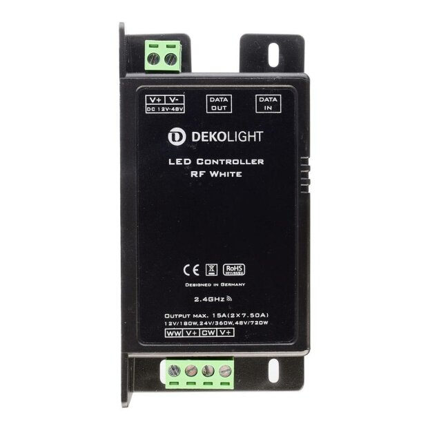 Deko-Light, Niedervolt RF Dimmer (CV, DC), RF White, Spannungskonstant, RF, 720.0 W, 12 V / DC, 24 V