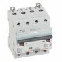 DX3 FI/LS-Schalter C-Charakteristik, 10A, 4-polig, 6kA, 30mA, Typ A, 400VAC, 4TE