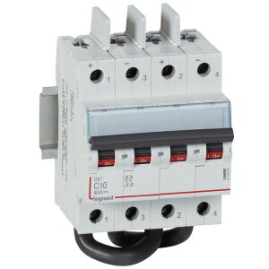 DX3 Leitungsschutzschalter 800V DC 10A 2-polig 4 Module