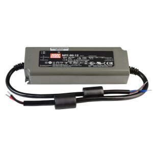 Meanwell, Netzgerät (CV, DC), CV, NPF-90-12, 90.0 W,...