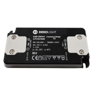 Deko-Light, Netzgerät (CV, DC), FLAT, CV, UT24V/6W,...